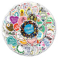 100Pcs Fresh Inspirational Love Jesus Sticker for Bottle Notebook Diary Scrapbook Luggage Laptop Ppaper Decals Stickers