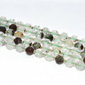 Wholesale 8mm Natural Bucket Shaped Green Ghost Loose Gemstone Beads For DIY Jewelry
