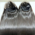 180% 200% Density Natural Virgin Hair Wig Glueless Transparent Full Lace Front Short Straight Style Black Women Modern