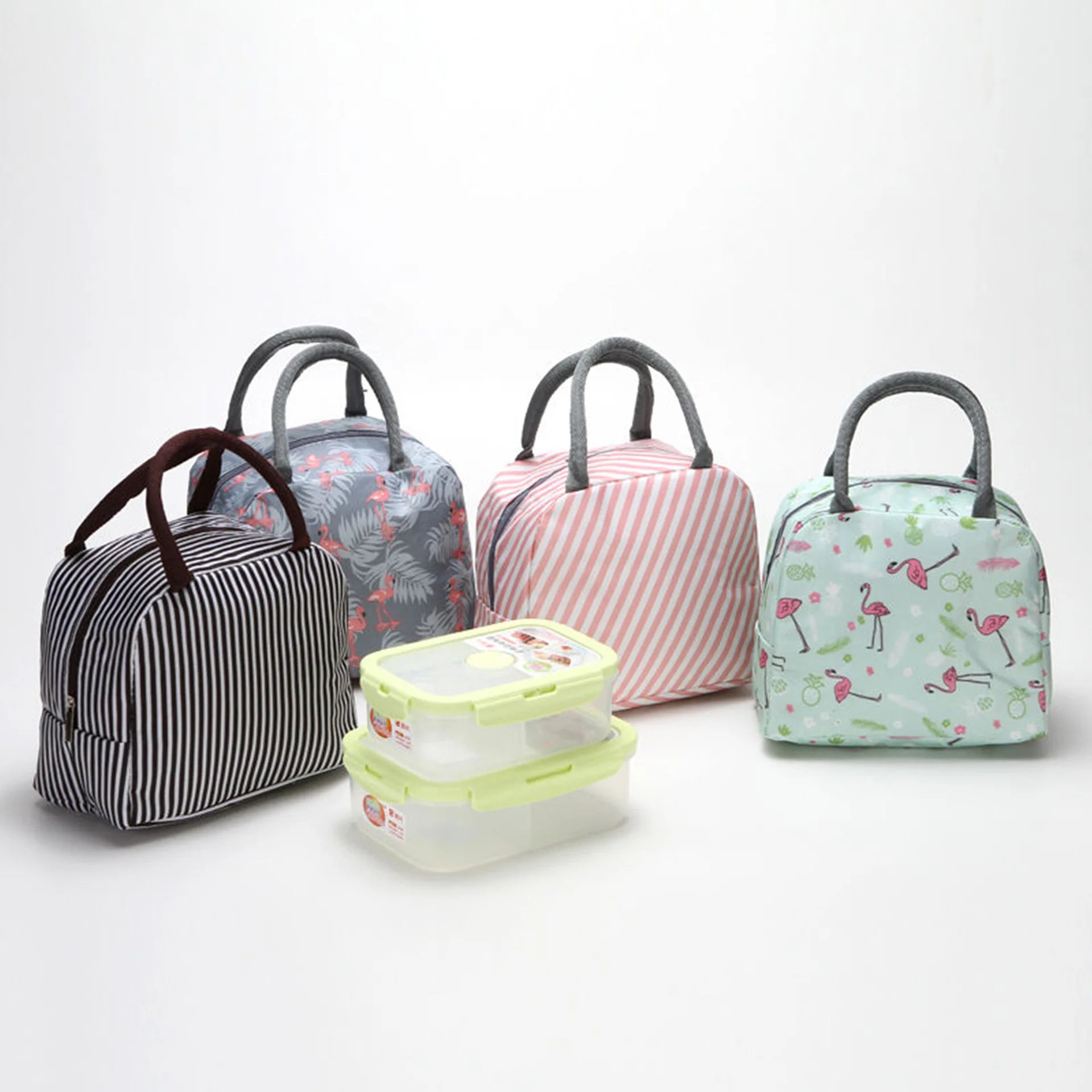 Tote Cooler Lunch Bag Thermal Insulated Food Bags Portable Picnic Lunch Box Bag