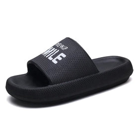 2021 Summer Home Men's Casual Slide Slippers Non-Slip Platform Flops for Beach Fashion Simple Design with Drop Shipping