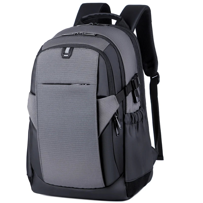 Wholesale 15.6 Inch Custom Laptop Backpack Office Computer Bag USB Zipper Closure Waterproof Oxford Material Factory New Design
