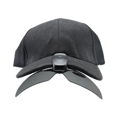 Polarized Fishing Glasses Hat Visors Sport Clips Clip on Sunglasses Biking Hiking Golf UV400 Glasses Clip