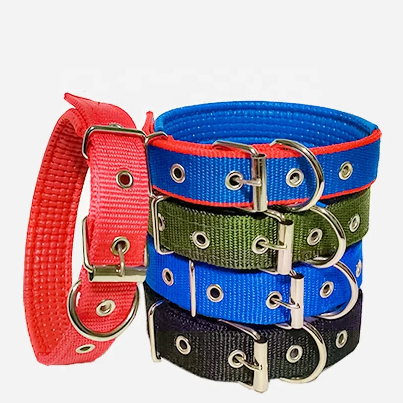 PP Webbing Lining Polypropylene Dog Cat Collar Wholesale Adjustable Pet Training Collar Wear Resistant Collar