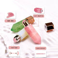 DIY new product Rose Quartz Guasha and Essential Oil Bottle Jade Roller with Box