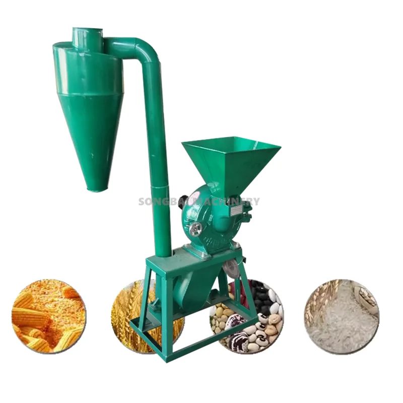 Farm Use Corn Maize Grinding Milling Machine Toothed Disc Pulverizer Self-priming Flour Mill Machines