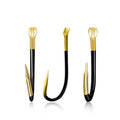 Portable Bulk Short Shank Akita Carbon Steel Rust Resistance Custom Best Solid Welded Circle Fishing Hooks for Sale