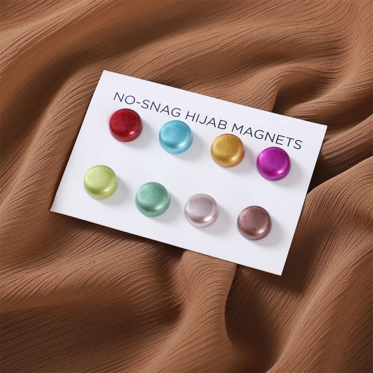 Wholesale Premium Macaron Hijab Magnetic Pins No-Snag Multi-Use Hijab Magnets Professional Pinless Magnetic Hijab Pins