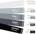 Zakerda OEM Natural Latex Gray Black Gym Fitness Mini Elastic Loop Bands Custom Logo Home Workout Booty Resistance Band Set