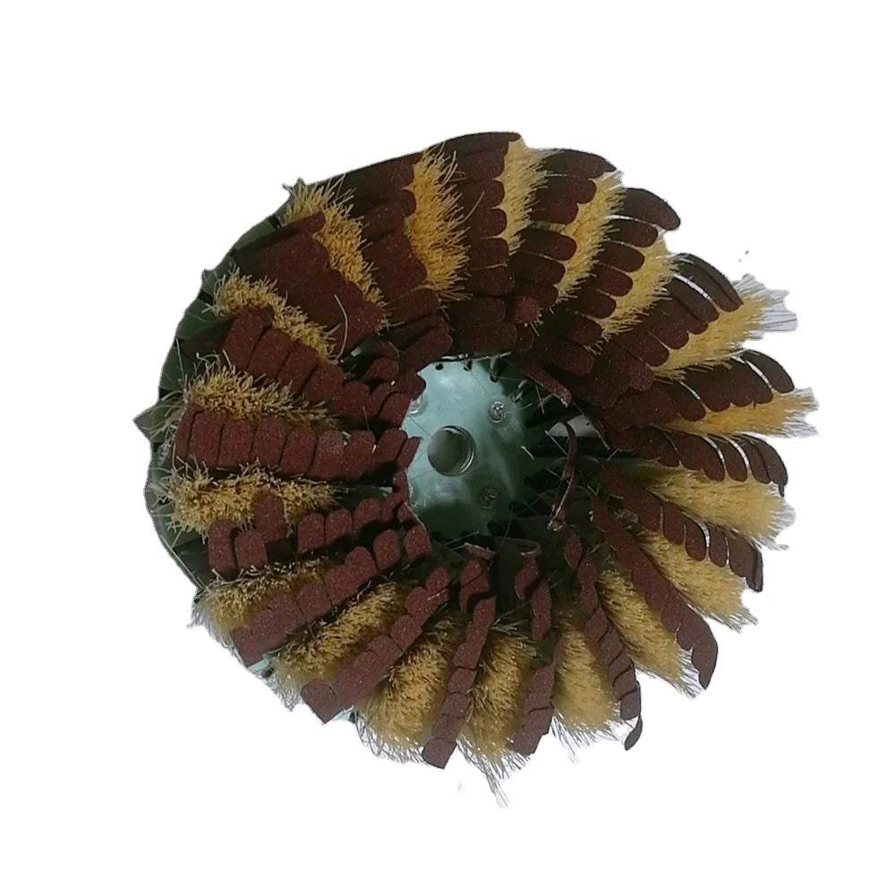 Tampico and Sanding Paper Mix Disc Brush for Grinders Use Woodworking Tool