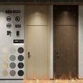 Foshan Yohome WH Certified Custom Fire Rated Doors Modern Hotel Soundproof Wooden Fireproof Door 20 Minute Fire Rated Door