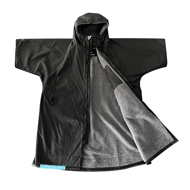 Custom Windproof Waterproof Oversized Poncho Coat Adults Sustainalbe Surf Robe for Swimming Surfing