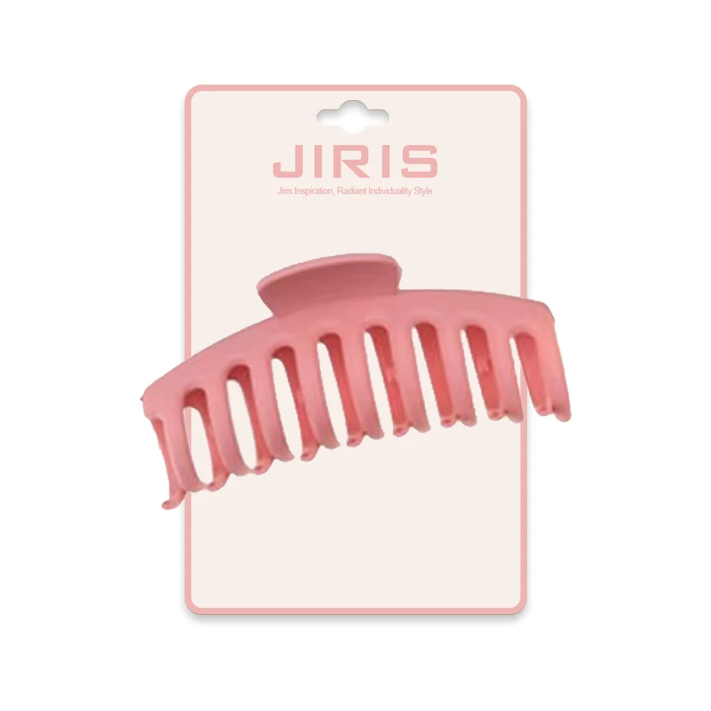 New Type Transparent Flower Design Plastic Hair Claw Clips Sell Well Big Hair Claw Hair Styling Tool