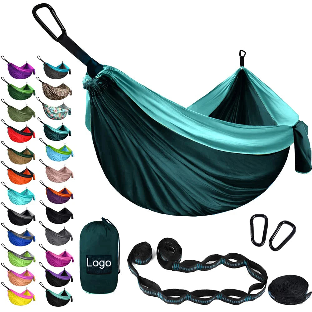 Outdoor Latest Travel Backpacking Nylon Fabric Camping Portable Ultralight Luxury Hammock Hamacas Swing Tent Hammocks