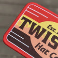 Custom Eco-Friendly Woven Iron-on Patch for Baseball Caps for Hat Usage Fabric Material
