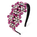 HX-059 New Luxury Austrian Diamond Headband Simple Fashion Small Flower Hair Accessories Diamond Thin Hairband