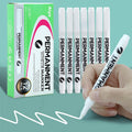 MagiArt Non-removable Permanent Marker Graffiti White Color Waterproof Permanent Marker Pen Indelible White Marker Pen