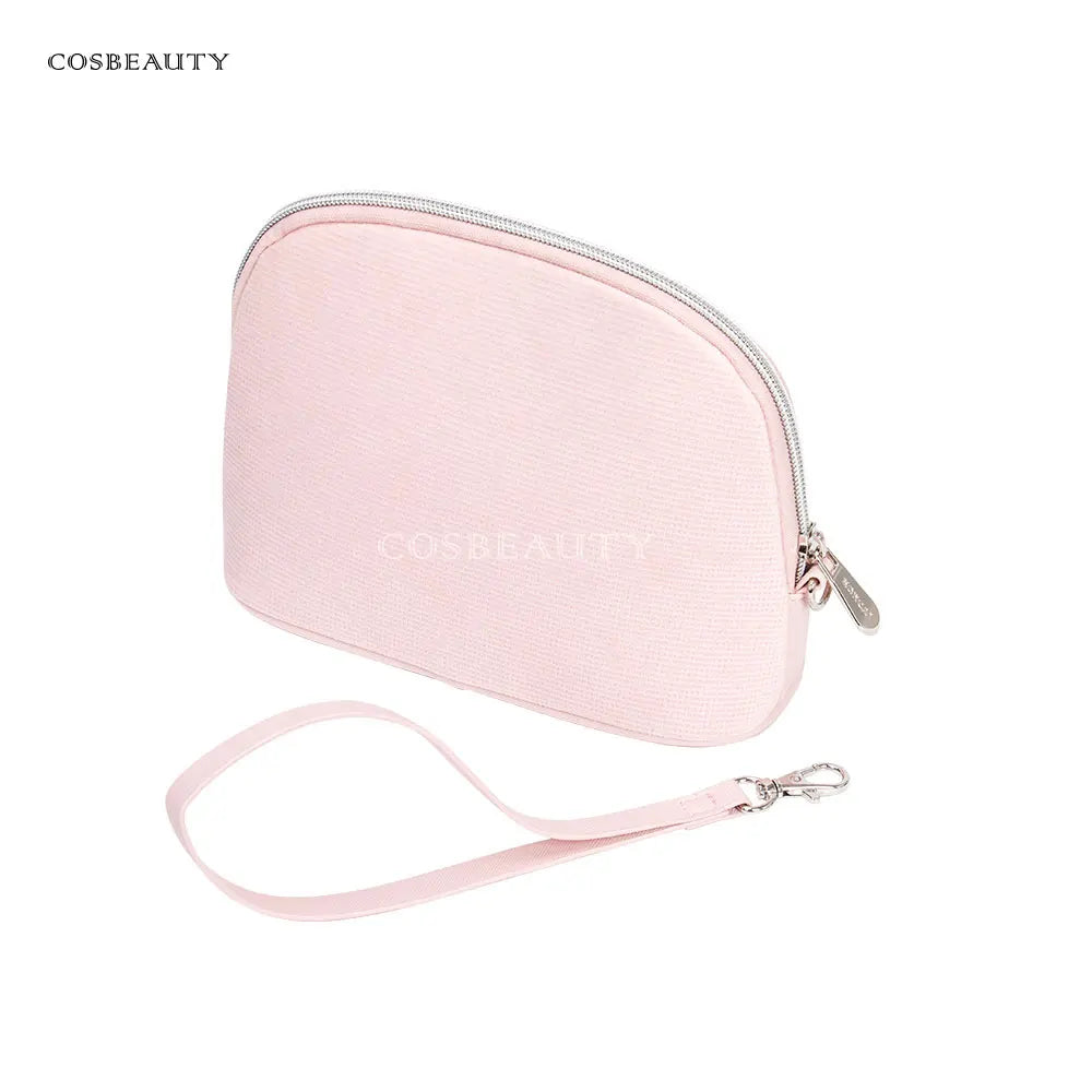 Custom Logo Vanity Small Beauty Makeup Bag with Zipper Closure Large Capacity Glitter Cosmetic Bags for Daily Usage