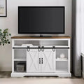 WEKIS 4ft.Mini Sliding Barn Door Hardware Kit for Cabinet and Tv Stand Horseshoe Shaped Hanger