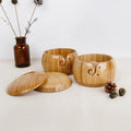 Modern Eco-Friendly Bamboo Yarn Bowl Carved Yarn Storage Bowls Cloth Organizer with High Quality