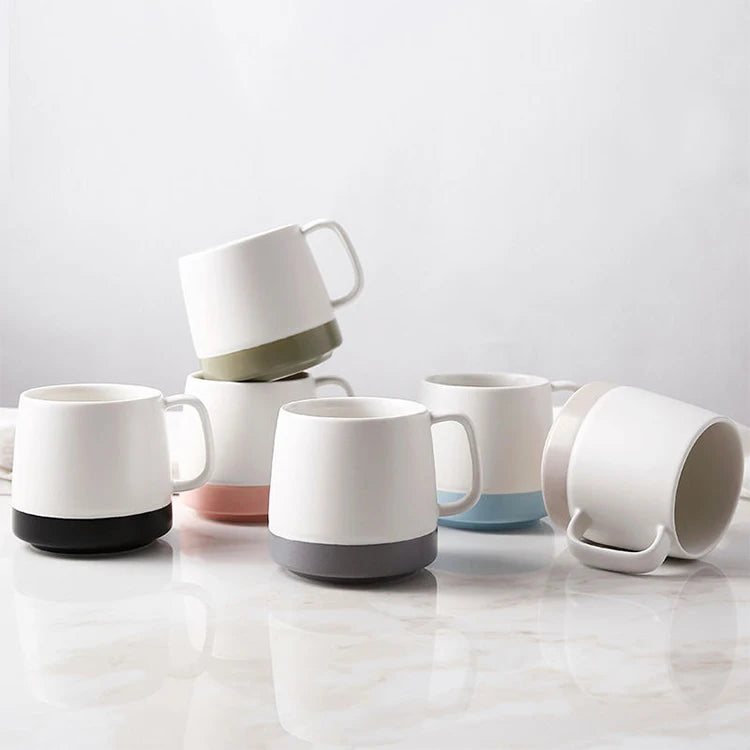 Factory Wholesale Personalized Cheap Price Fine Handmade Ceramic Coffee Mugs Stoneware Porcelain Mug