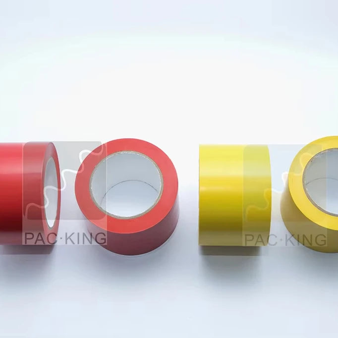 Underground Pvc Floor Marking Tape Yellow Black Hazard Warning Tape Adhesive Road Marking Tape Keep Your Distance 1.5 Meter