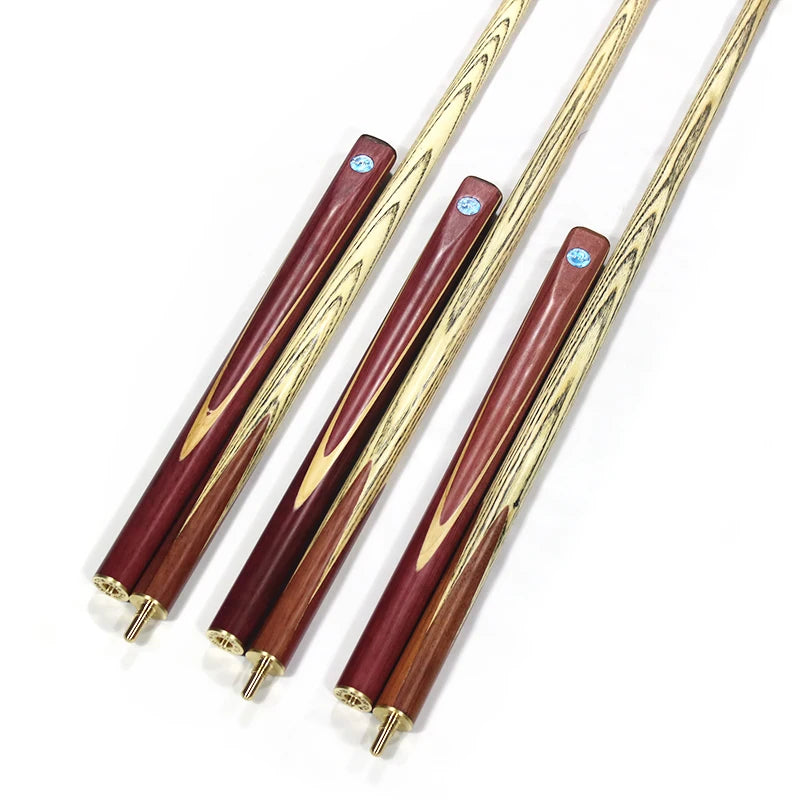 Professional 3/4 Joint 57 Inches Ash Wood Shaft Billiard Snooker Training Cue With 9-11.5mm Tip MegaBDM