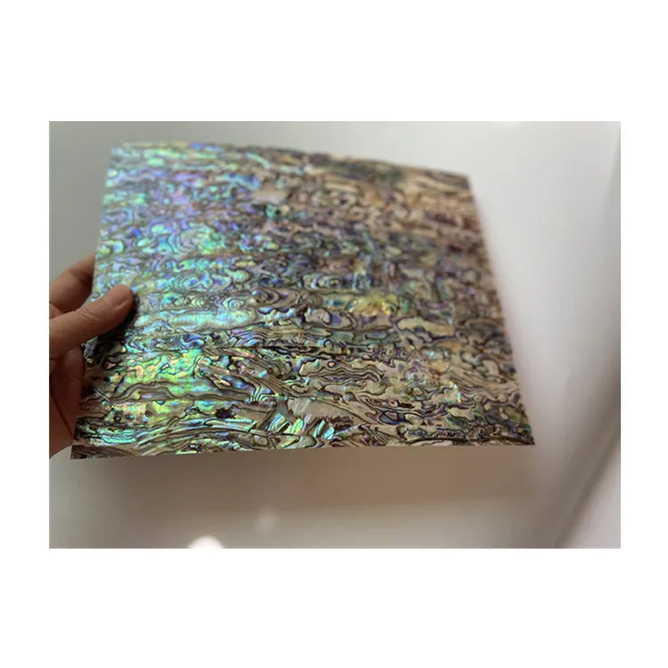 Natural New Zealand Abalone Shell Sheet Custom DIY Design for Home Decoration or Sunglasses Unique Mother Pearl Love Style
