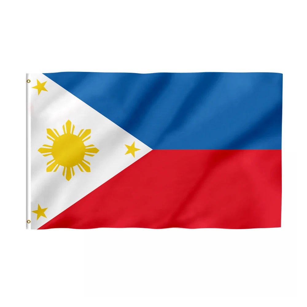 Promotional Product Banderas De Paises Cheap Wholesale  3x5 ft 100%Polyester Custom the Philippines Flag