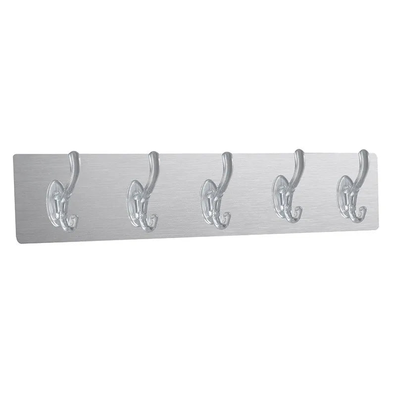 Wall-Mount Sticky Hanger Strong Adhesive Hooks Bathroom Kitchen Wall Transparent Waterproof Hook