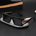 2025 High End Men Women Fashion Shades Custom Personality Design Legs Sun Glasses Rectangle Thick Frame Sunglasses for Unisex