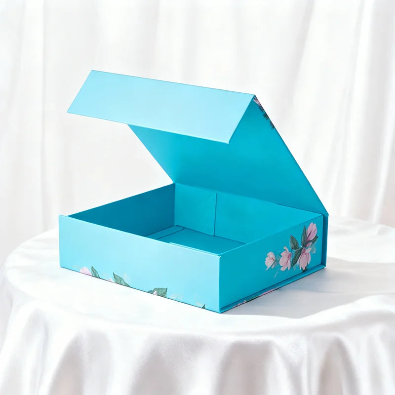 Custom Design Printing Color Logo Cardboard Luxury Folding Clothing Wig Paper Packaging Festival Gift Boxes With Magnetic Lid