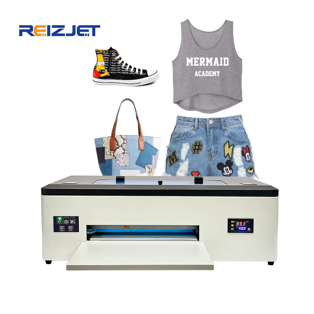 EraSmart Top Selling Tshirt Logo DIY  Printing Machine CMYKWW R1390 Digital Printer A3 Sublimation DTF Printer