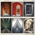 Custom Wholesale Framed Art Print Framed Set Landscape Scenic PS Photo Wall Art Home Wall Hotel Decor With Frame