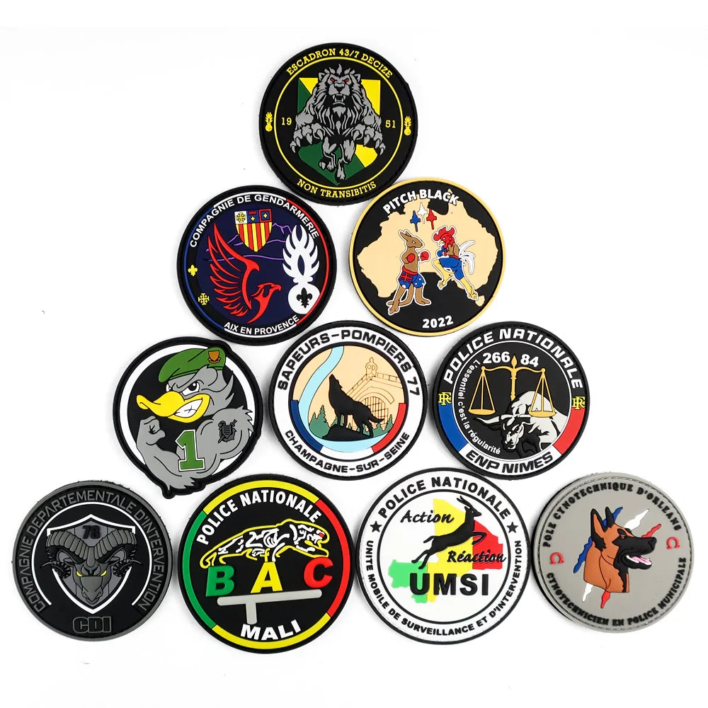 Custom 3d Pvc Patches Custom Rubber logo Badge Pvc Patches for Clothing Jean Hats
