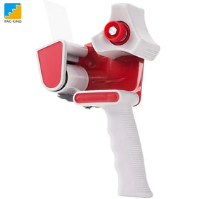 Desk Multi Roll Custom Packing Cello OPP/Paper Tape Gun Dispenser Cutter Red/Blue Options Plastic Steel Construction Custom Logo