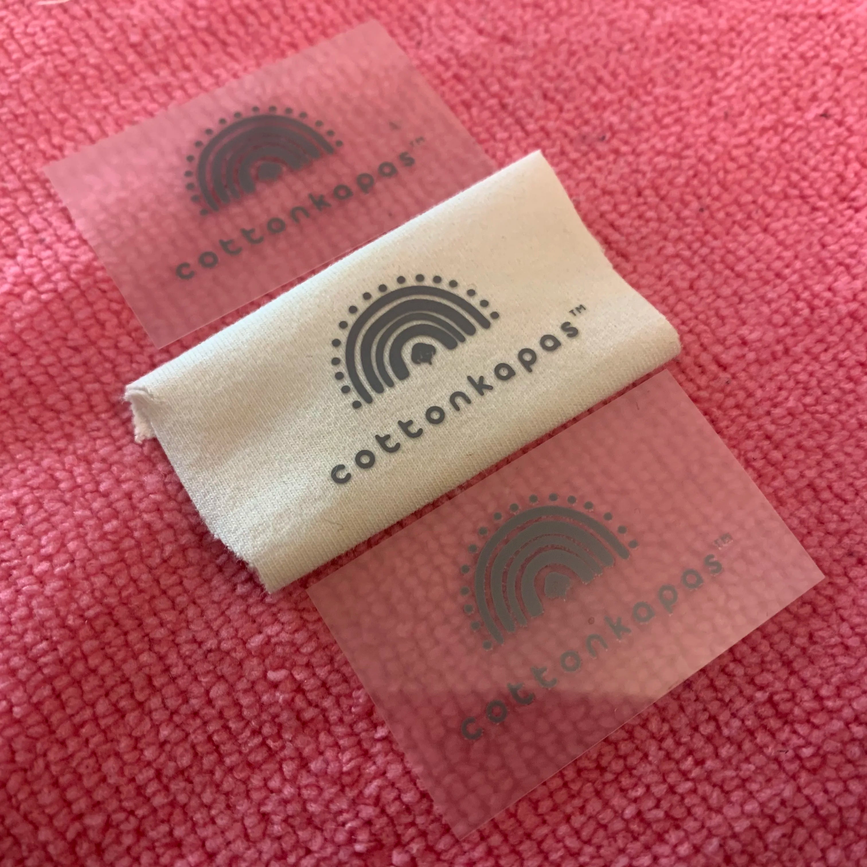 Company Trademark Design Heat Transfer Labelwashing 50 Times Heat Transfer Sticker for Hoodies