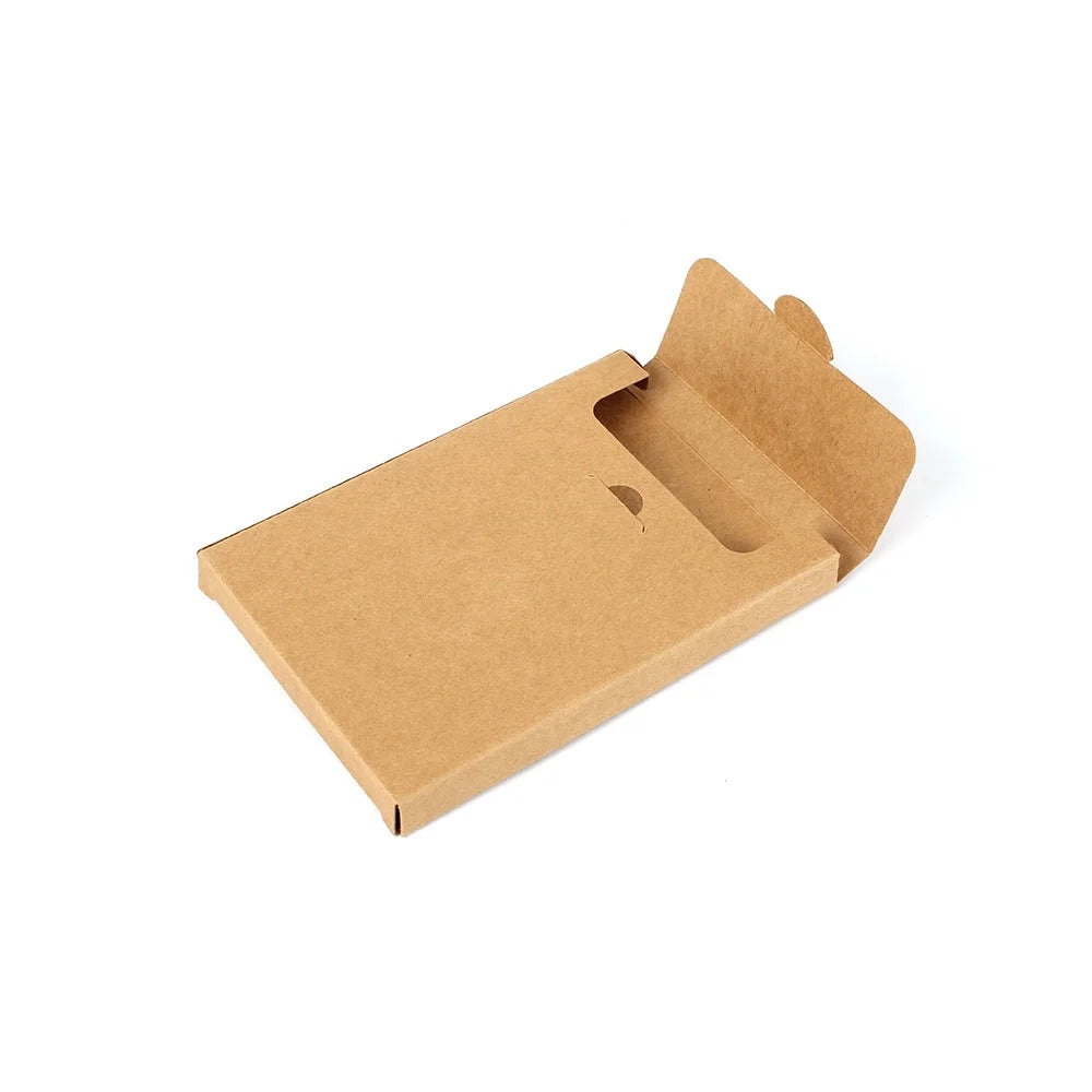 Eco Friendly Custom Logo Uncoated Kraft Paper Packaging Boxes