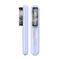 Portable Wireless Electric Hair Straightener Brush with Quick Heating Negative Ion and Hot Comb Plastic Handle Hair Styler