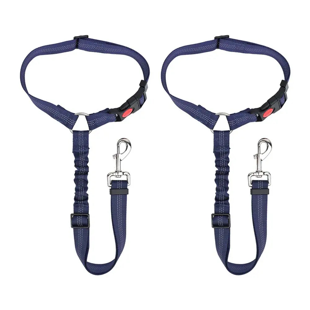 Customized Comfortable Dog Seat Belt Reflective Pet Car Seat Belt Dog Bungee Leash