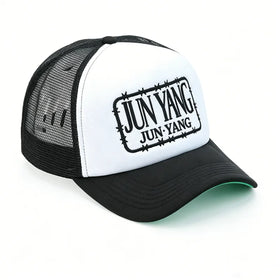 Wholesale Custom Personalized Unstructured Polyester Fashion Mesh Sports Character Outdoor Beach Cycling Casual Trucker Cap Hats