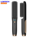 New Arrival Cordless Electric Hair Straightening Brush Precise Temperature Setting with Auto-Off for Home Travel or Salon Use