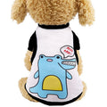 Qualisub Personalized Polyester Dog Cloth Sublimation Pet Clothes Dog T Shirt Blank for Sublimation DIY Design