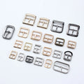 Factory Price Wholesale Strong Metal Custom Logo Fashion Adjusting Buckle Belt Pin Buckle for Bag Accessories