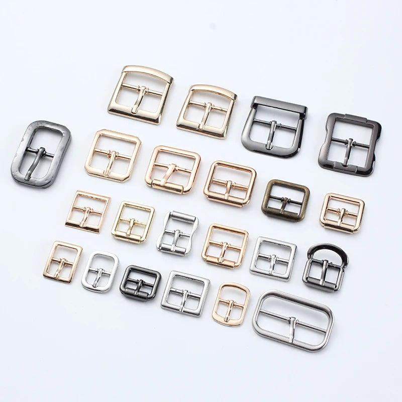 Factory Price Wholesale Strong Metal Custom Logo Fashion Adjusting Buckle Belt Pin Buckle for Bag Accessories
