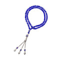 Formal 8mm Artificial Crystal Islamic Tasbih Prayer Beads White/Coffee Color Four Seasons Applicable Laser Inscription