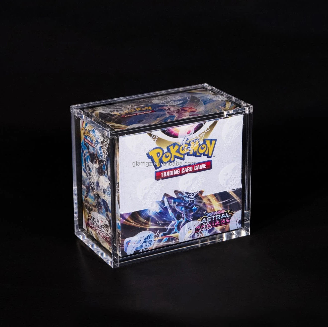 UV Resistance Magnetic UPC TCG Storage Trading Card Protector Clear Poke Mon Elite Trainer Box Case Acrylic Booster Box