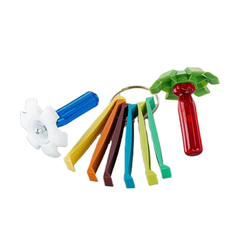 Air Conditioner Fin Cleaning Tool Home CleanerTool Coil Comb AC Condenser Radiator Universal Folding Brush Cleaning Tool Gun