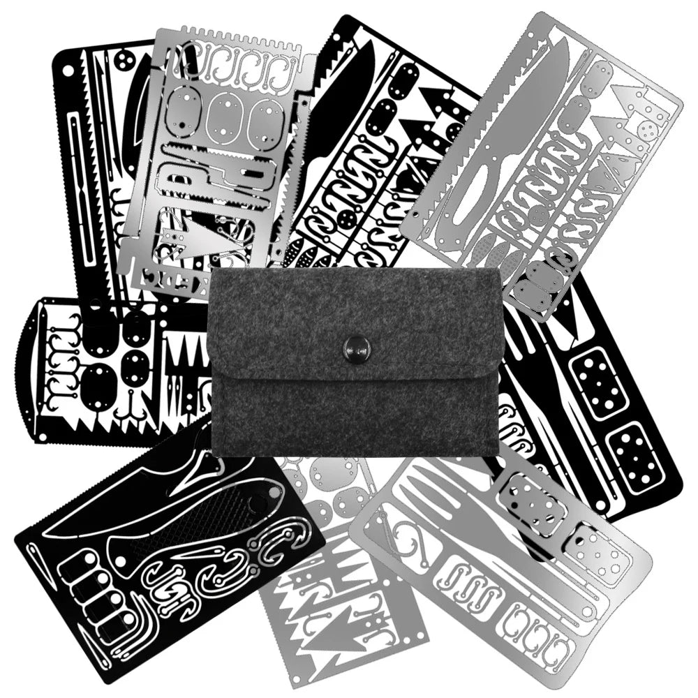 Baiyuheng Factory Direct Good Quality Portable Multifunction Multitool Card Emergency Tools