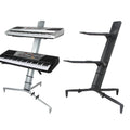 Z-80 Factory OEM Double Layer Aluminum Keyboard Stand for Adjustable Height Portable - Musical Instruments Accessories